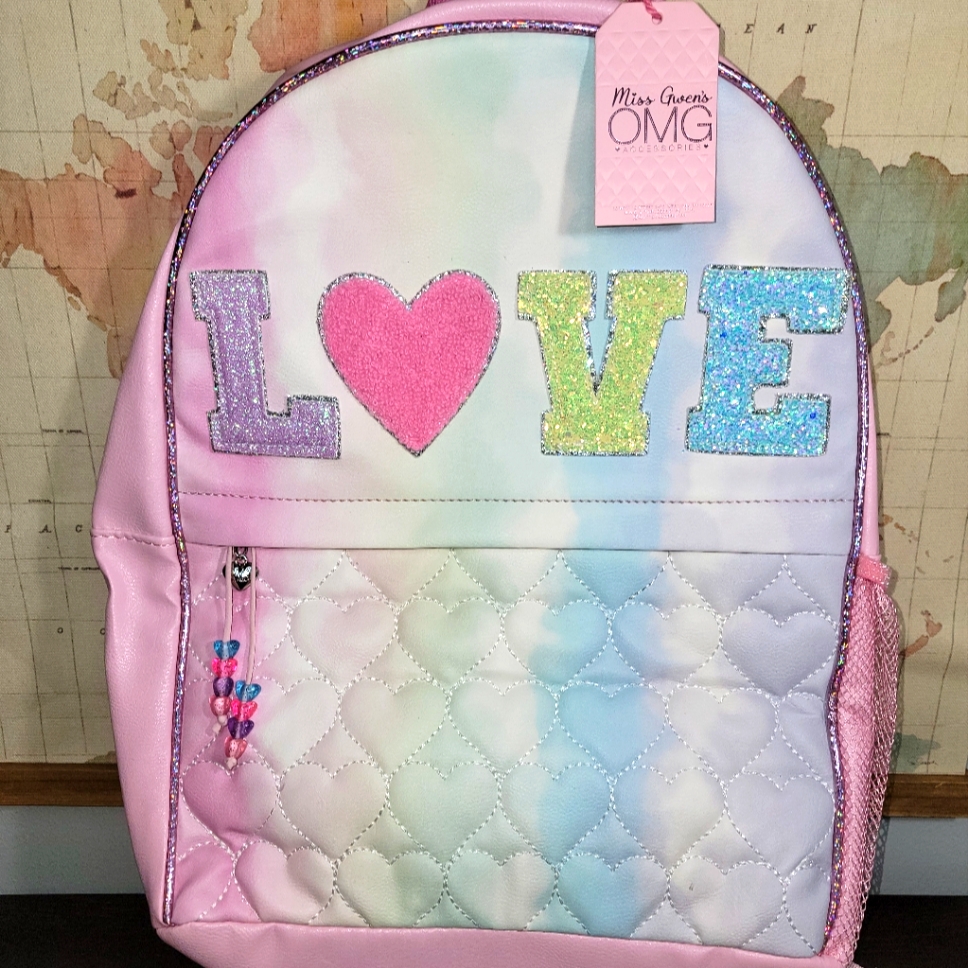 Brand New Omg Accessories Love Tie Dye Backpack
